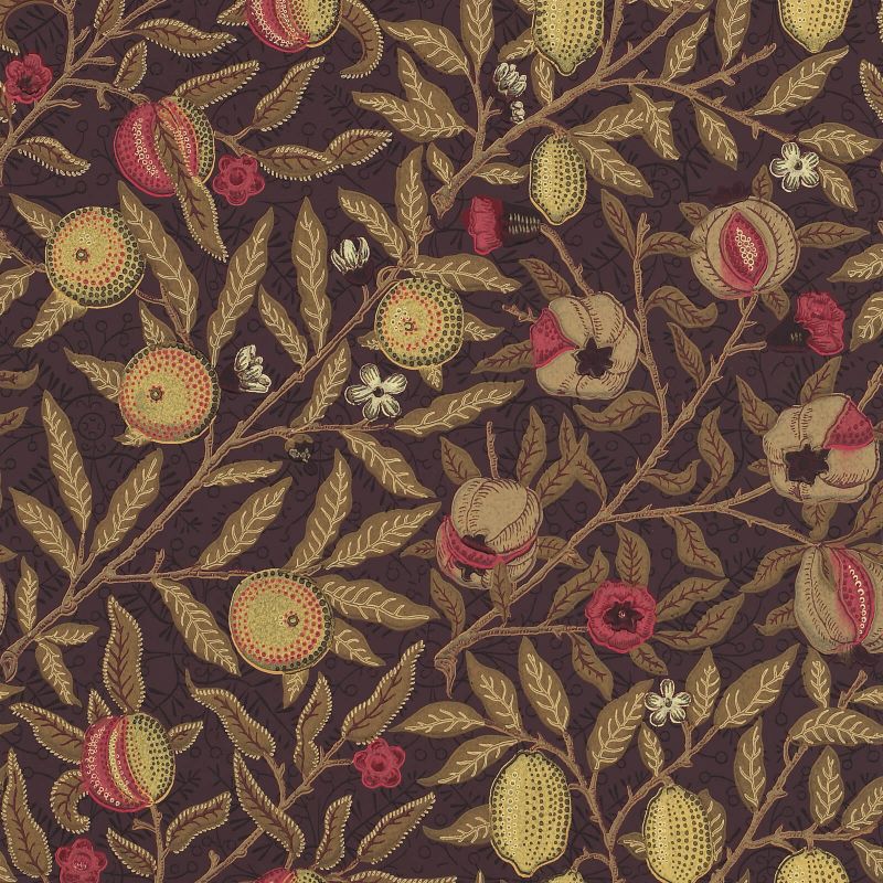 Fruit 1 Wallpaper Manilla Wine | William Morris
