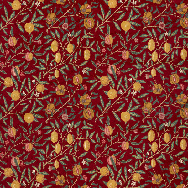 Fruit Velvet Madder/Bayleaf | Morris & Co.