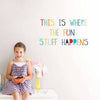 Fun Stuff Wall Quote Decals | Jeffrey Stevens - Image 1