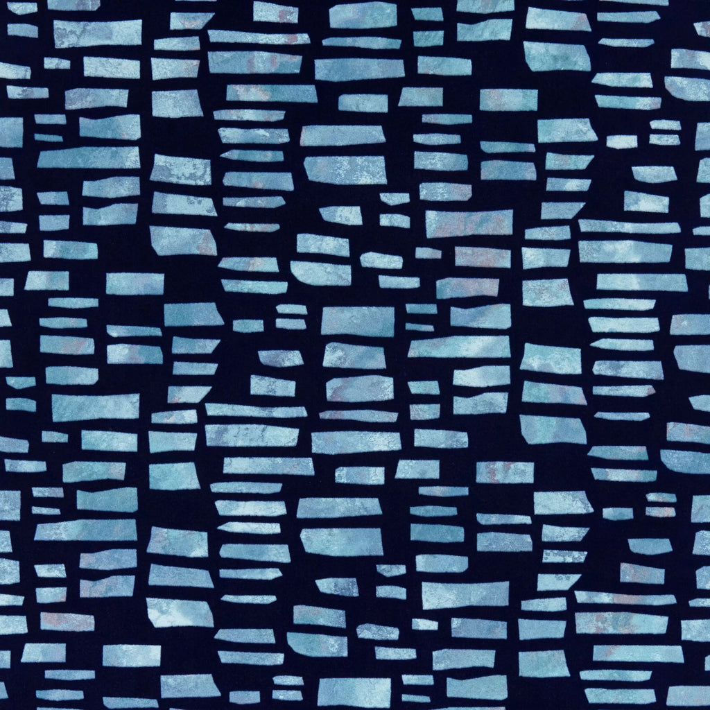 Fusion Blue Dusk Flock Wallpaper - Image 4