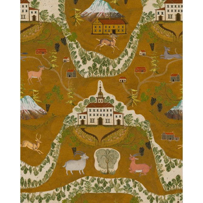 Galtür Of Tyrol Amber Gold Wallpaper | Mind The Gap