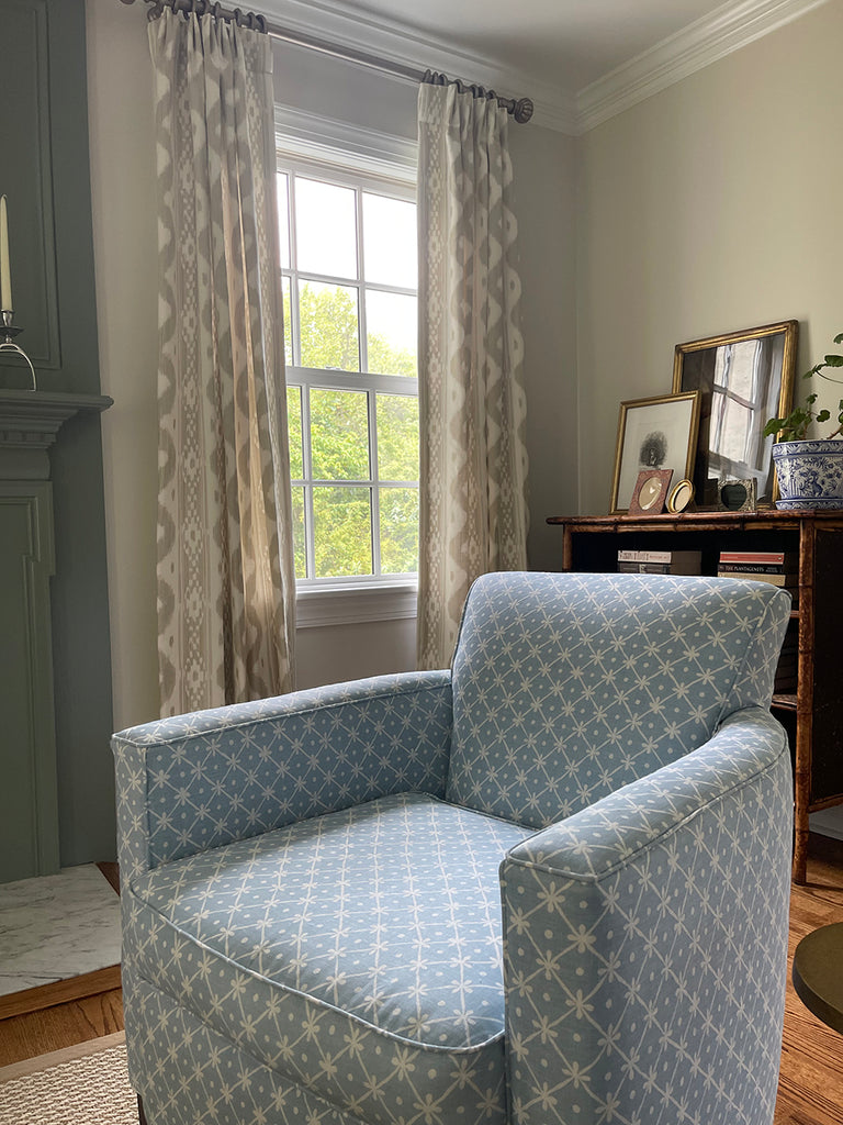 Room setting — Hai Drapes Lucy Samperton
