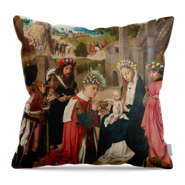 Geertgen Bonnets - Throw Pillow