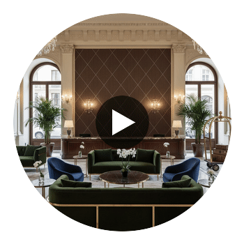 Glam Harlequin on Linen | Hollywood Wallcoverings Circular Swatch | Hollywood Wallcoverings