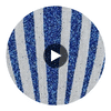 Glamor Glitter - Silver Blue Circular Swatch | DW