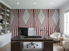 Glamor Glitter - Silver Red Rasberry - office room setting