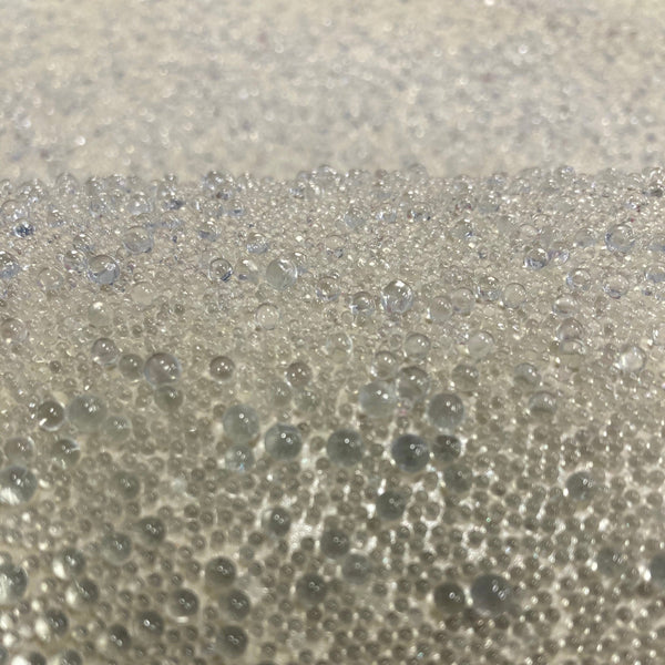 Gleaming Glambeads Cream Metallic Glass Bead Wallcovering