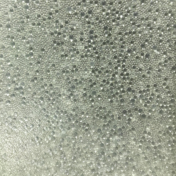 Gleaming Glambeads Mint Metallic Glass Bead Wallcovering