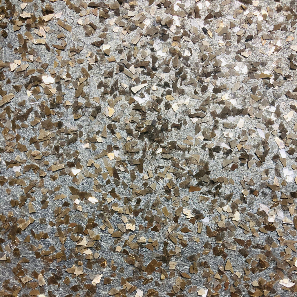 Gleaming Glambeads Silver and Taupe Metallic Crystal Wallpaper - Designer Wallcoverings and Fabrics