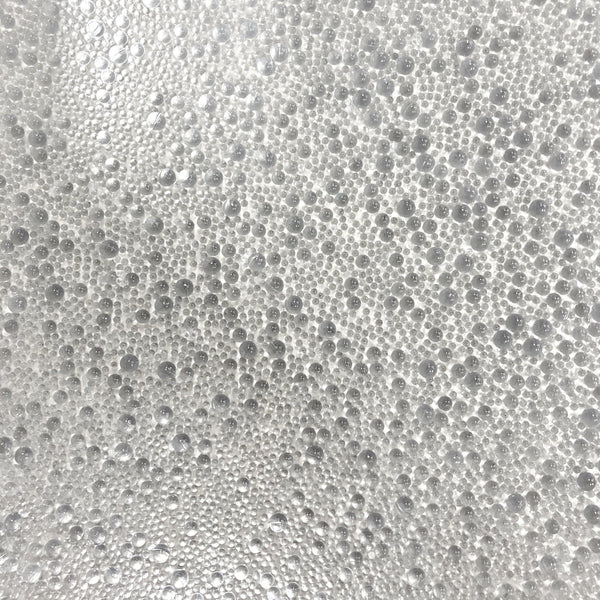 Gleaming Glambeads White and Silver Metallic Glass Bead Wallcovering