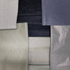 Gleaming Glambeads White and Silver Metallic Glass Bead Wallpaper - Designer Wallcoverings and Fabrics