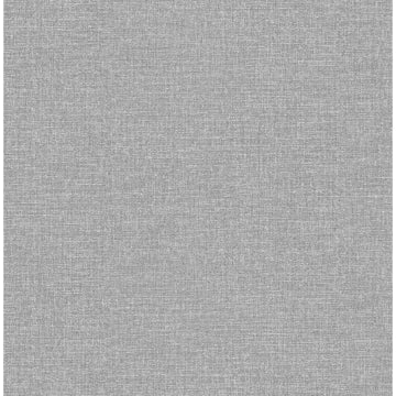 Glen Dark Grey Linen Wallcovering | Jeffrey Stevens - Image 10