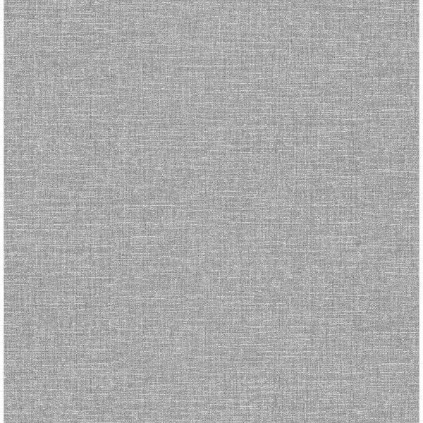 Glen Dark Grey Texture Wallcovering | Jeffrey Stevens - Image 1