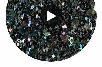 Hollywood Glamour Sequin - Black Iris | Glitter Walls