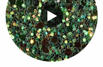 Hollywood Glamour Sequin - Black Rainbow | Glitter Walls