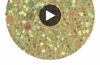 Hollywood Glamour Sequin - Lemon Iris | Glitter Walls
