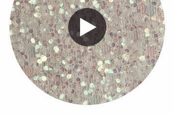 Hollywood Glamour Sequin - Ivory Iris | Glitter Walls swatch
