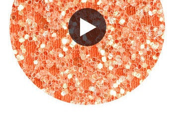 Hollywood Glamour Sequin - Orange Iris | Glitter Walls