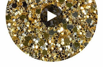 Hollywood Glamour Sequin - Gold/Silver | Glitter Walls
