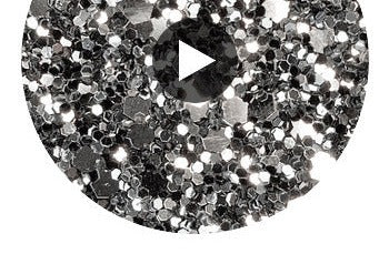 Hollywood Glamour Sequin - Silver/Gunmetal | Glitter Walls