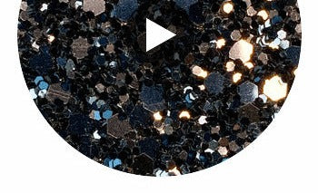 Hollywood Glamour Sequin - Gunmetal/Navy | Glitter Walls
