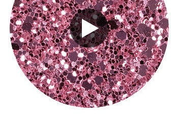 Hollywood Glamour Sequin - Salmon Pink | Glitter Walls swatch