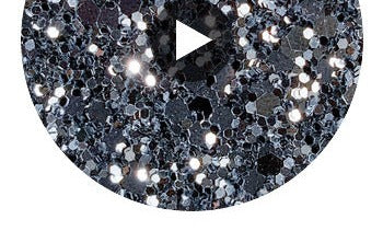 Hollywood Glamour Sequin - Gunmetal | Glitter Walls swatch