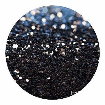 Hollywood Glamour Sequin - Deep Black Glam | Glitter Walls