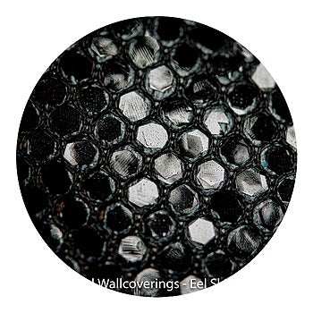 Eel Skin Sequin - Black Magician | Glitter Walls