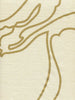 Gold Metallic on Tan Linen