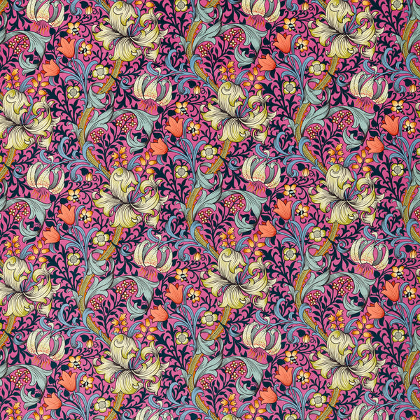 Golden Lily Seratonin Pink (Velvet) | Morris & Co.