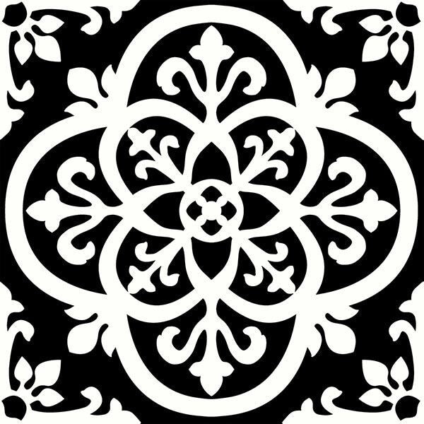 Gothic Peel and Stick Floor Tiles | Jeffrey Stevens - Image 1