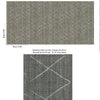 Glam Harlequin on Linen | Hollywood Wallcoverings