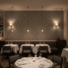 Glam Harlequin on Linen | Hollywood Wallcoverings