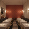 Glam Harlequin on Linen | Hollywood Wallcoverings