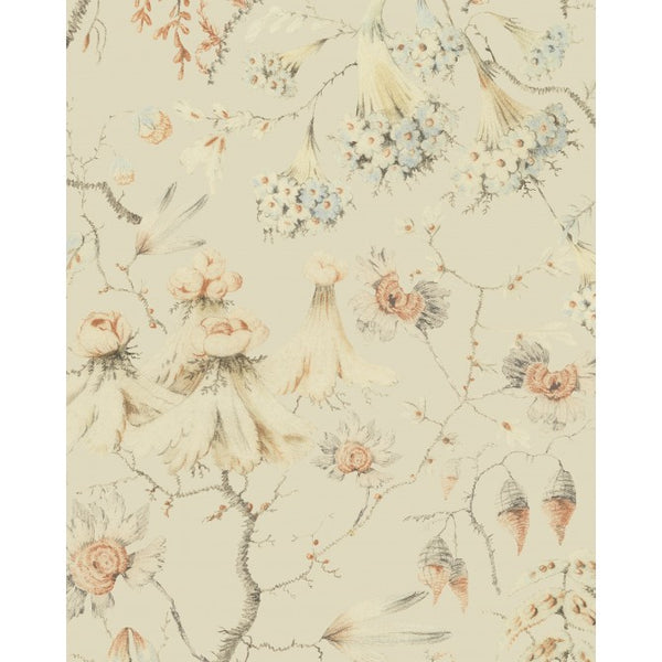Grandma's Tapestry Bluewash - Beige, Sienna, Bluewash Wallcovering | Mind the Gap
