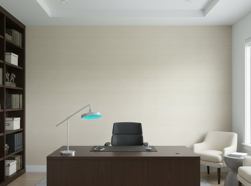 Grass Galore Specialty Grasscloth | Phillipe Romano - office room setting