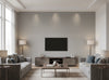 Grass Galore Specialty Grasscloth | Phillipe Romano - living room room setting