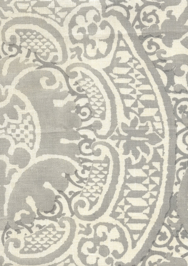 Veneto, Gray Wallcoverings | Quadrille