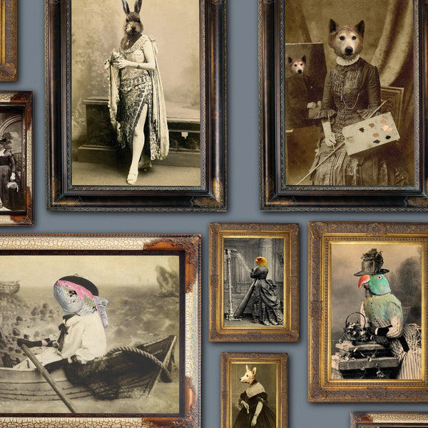 The Soire Blue Wallcovering | Graduate Collection
