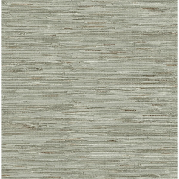 Green Grassweave Peel and Stick Wallcovering | Jeffrey Stevens - Image 1
