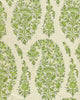 Green on Cream Linen