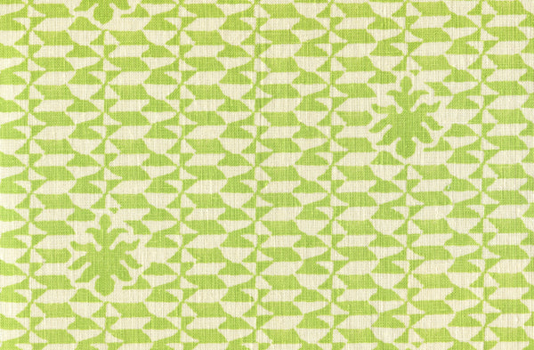 Carlo II, Green on Curtain Weight Wallcoverings | Quadrille