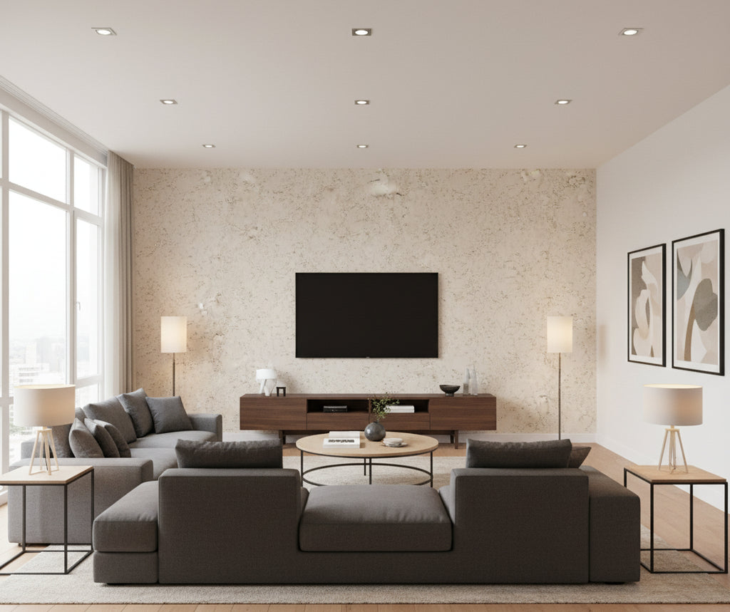 Gregoria Cork | Phillipe Romano - living room room setting