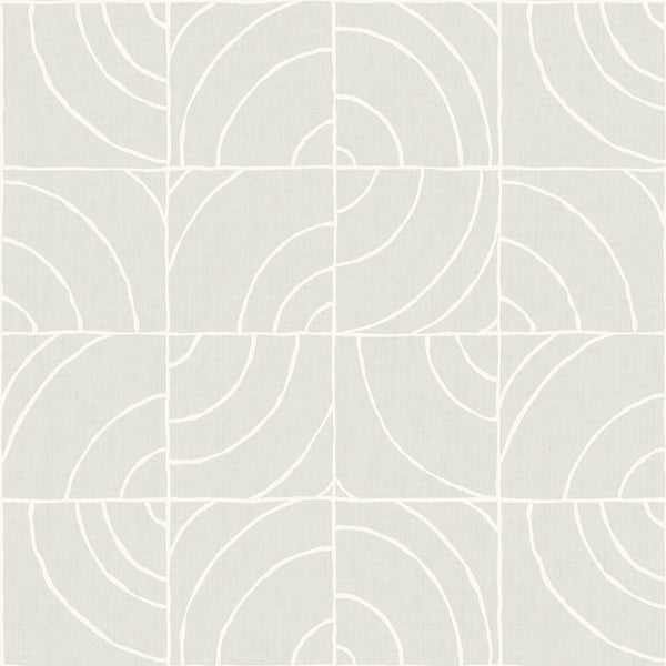 Grey Batik Blok Peel and Stick Wallcovering | Jeffrey Stevens - Image 2