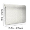 Grey Batik Blok Peel and Stick Wallcovering | Jeffrey Stevens - Image 7