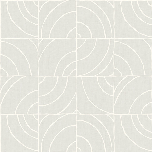Grey Batik Blok Peel and Stick Wallcovering | Jeffrey Stevens
