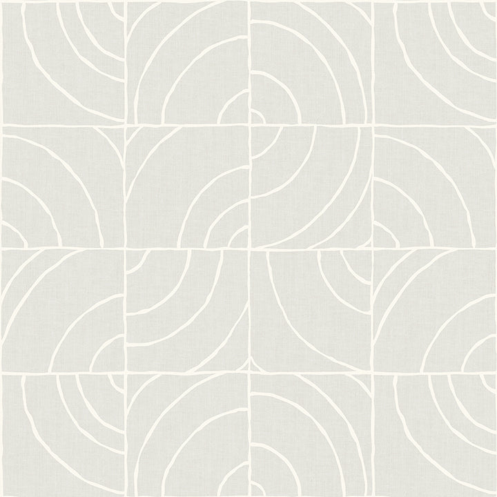 Grey Batik Blok Peel and Stick Wallcovering | Jeffrey Stevens - Image 1