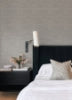 Grey Grassweave Peel and Stick Wallcovering | Jeffrey Stevens - Image 4