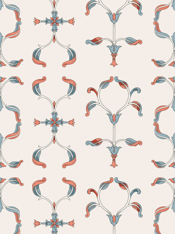 Grimaud Arabesques Wallcovering | FallingStar Studio